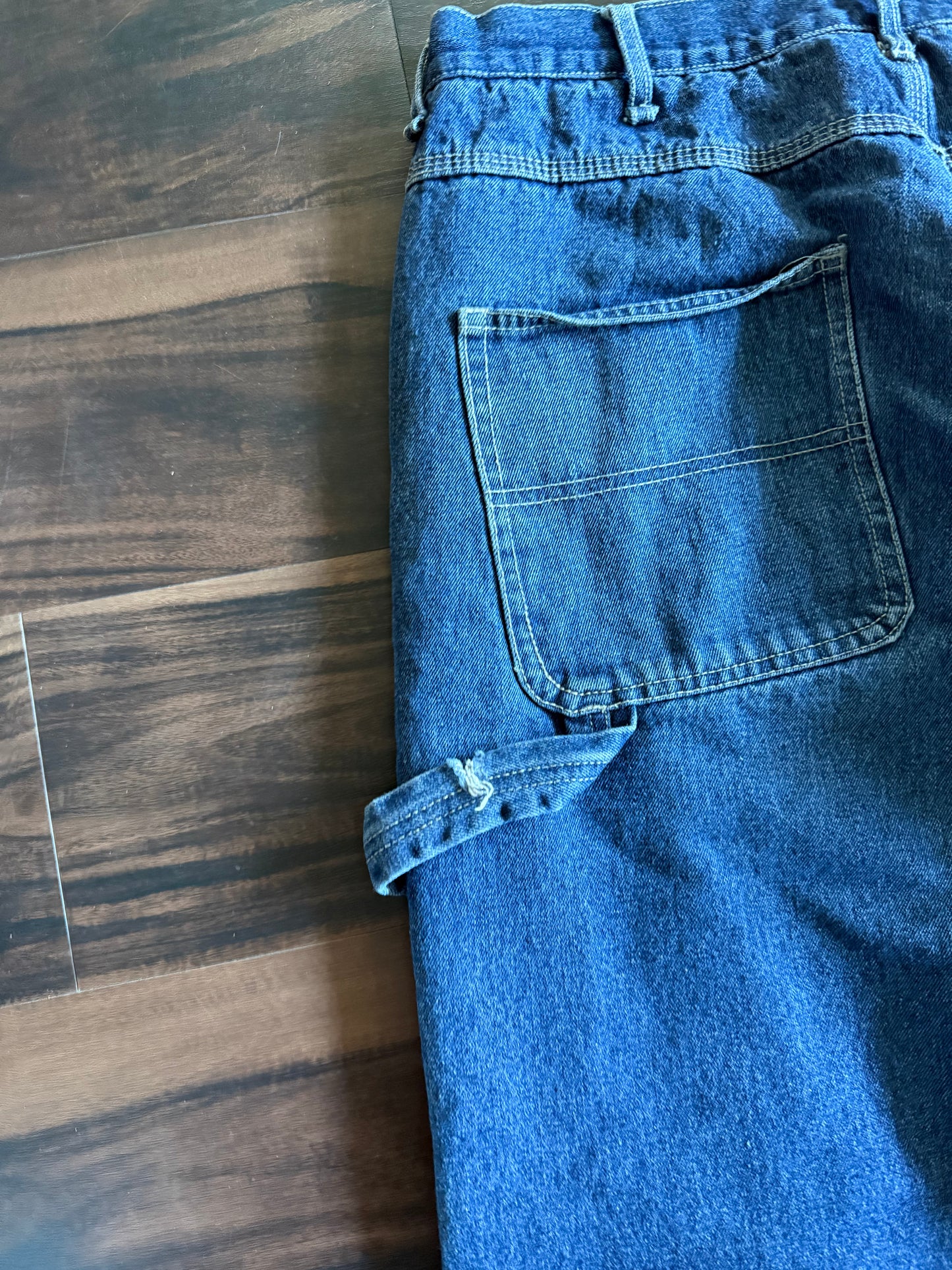 Vintage Canyon Creek Dark Wash Flannel Lined Denim Jeans- 32x31