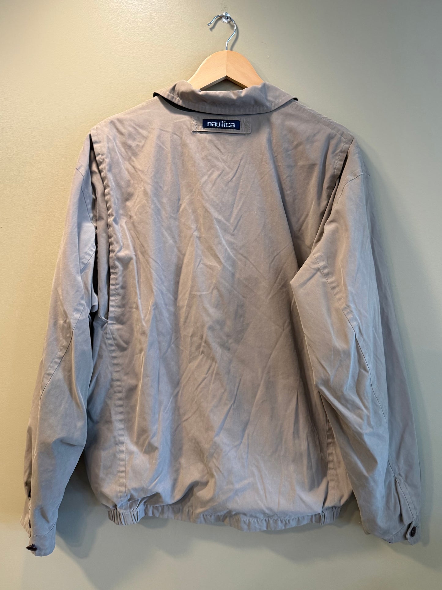Vintage Nautica Tan Harrington Jacket- L