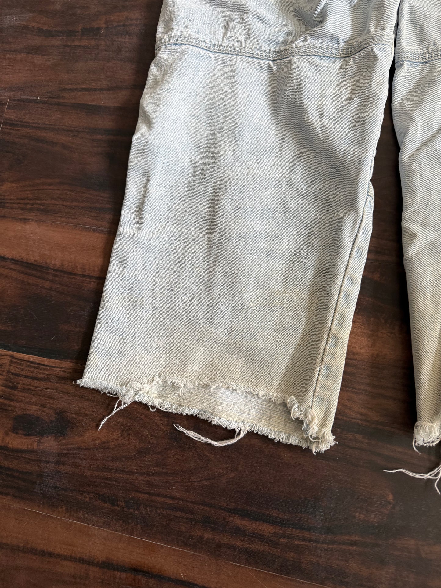 Vintage Girbaud Light Wash Distressed Denim Jeans- 36x29