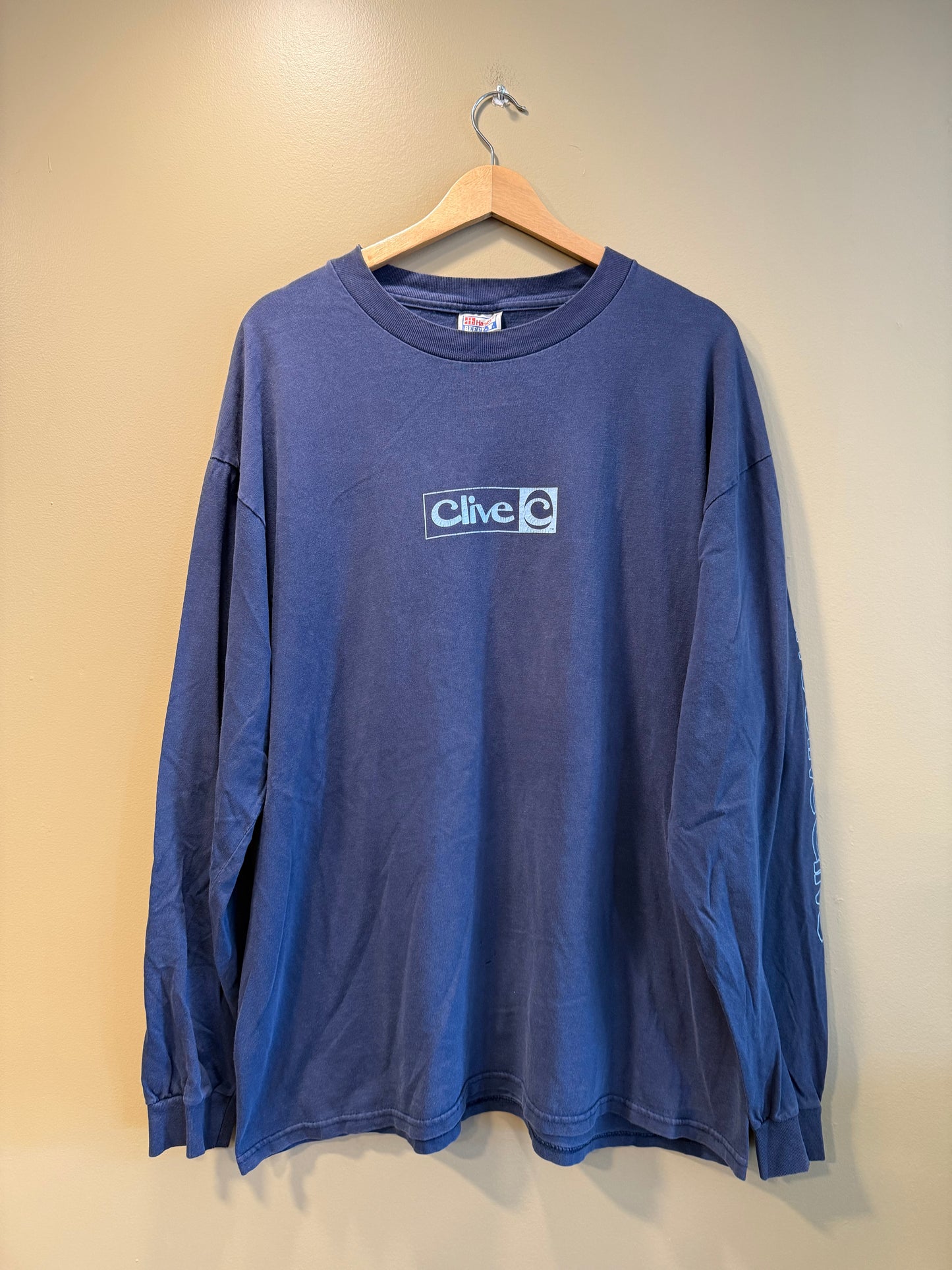 Vintage Clive Surfwear Style Long Sleeve T-Shirt- XL