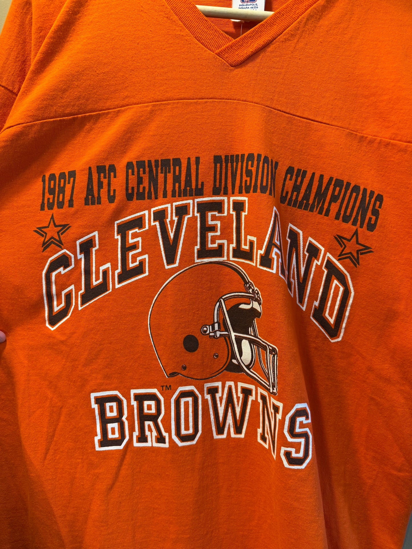 Vintage Cleveland Browns Orange Jersey T-Shirt- XL