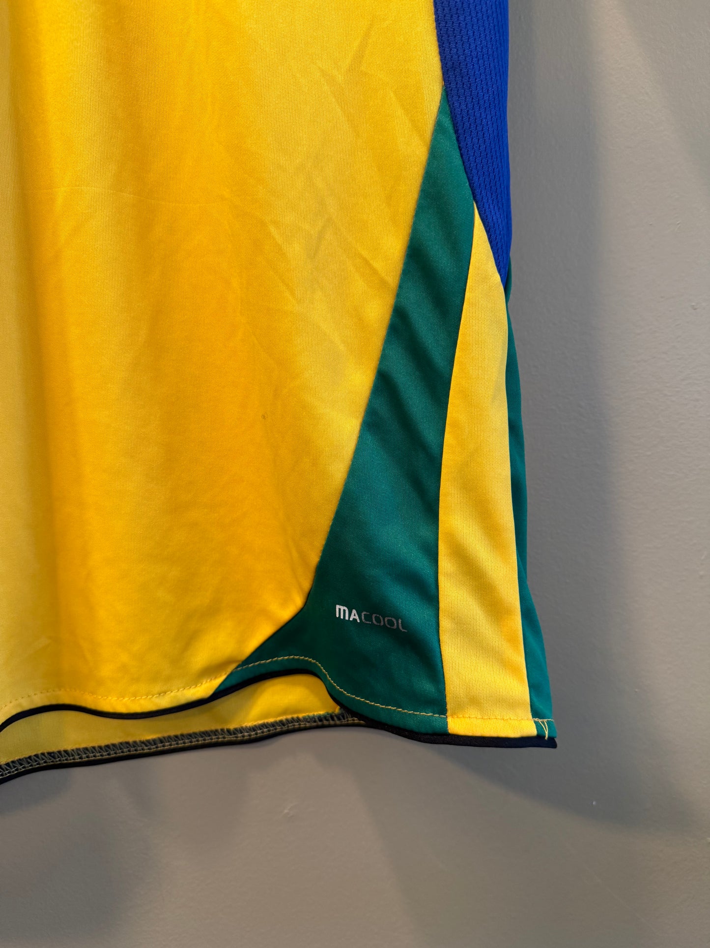 Vintage Adidas Tanzania National Team Yellow Soccer Jersey- M