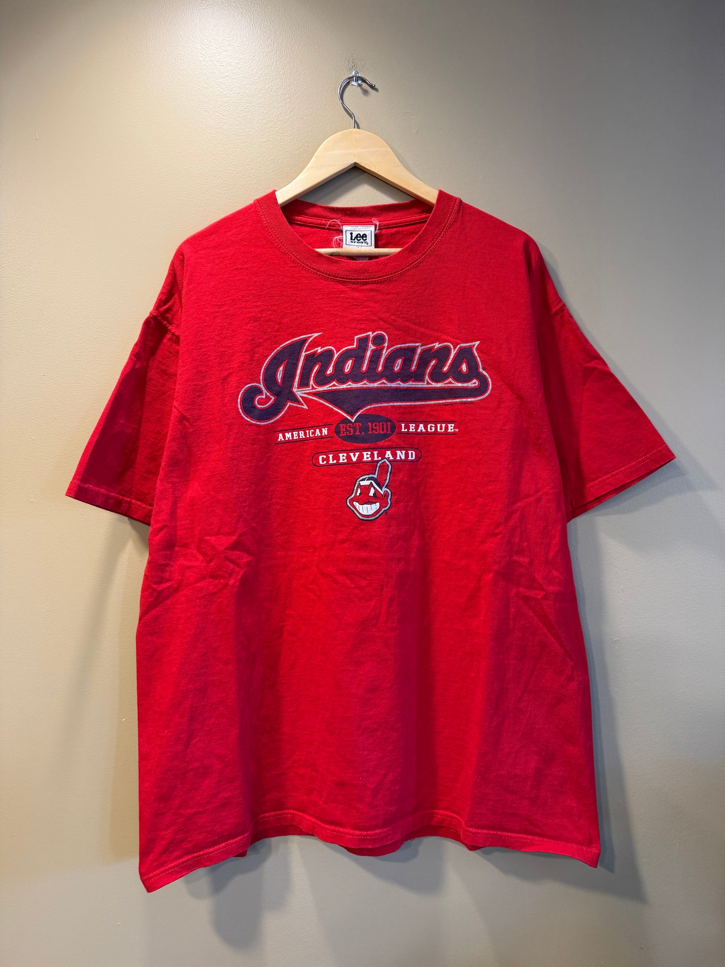 Vintage Cleveland Indians Red T-Shirt- XL