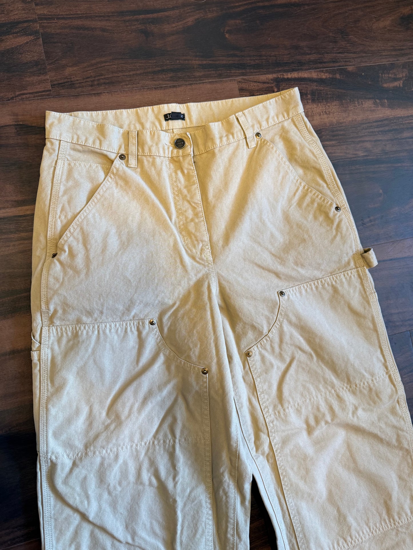 Vintage J. Crew Tan Double Knee Carpenter Pants- 32x30