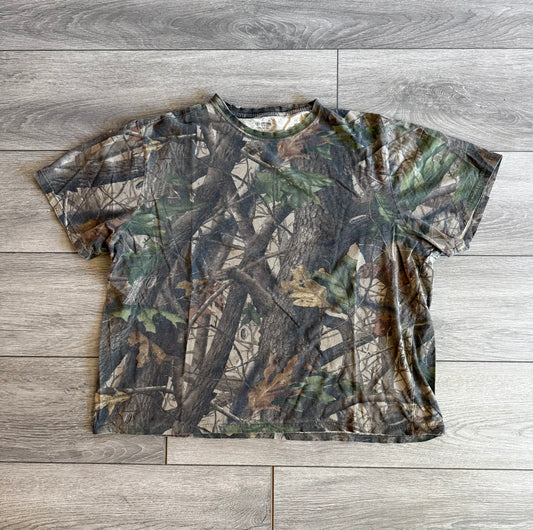 Vintage Real Tree Camouflage Boxy T-Shirt- XL