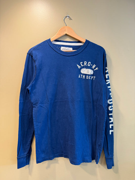 Vintage Aeropostale NY Blue Long Sleeve T-Shirt- M