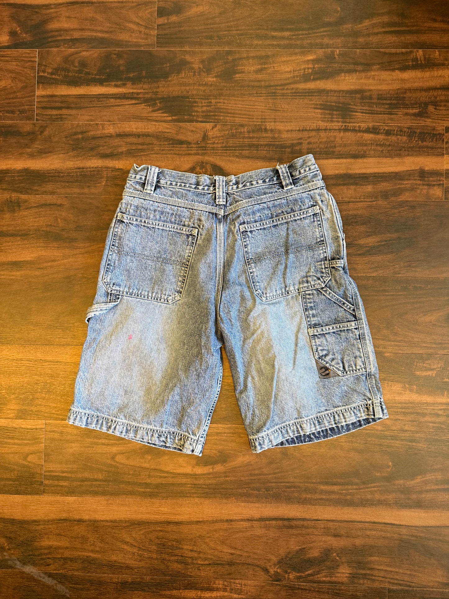 Vintage Urban Up Light Wash Denim Jean Shorts- 32