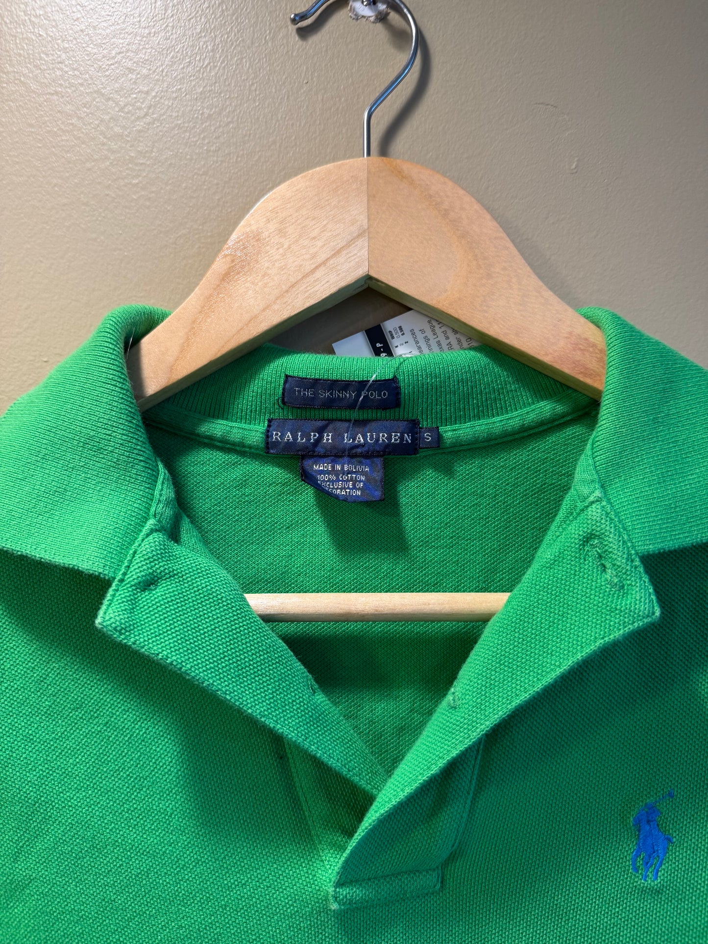 Vintage Y2K Polo Ralph Lauren Women’s Green Polo Shirt- S