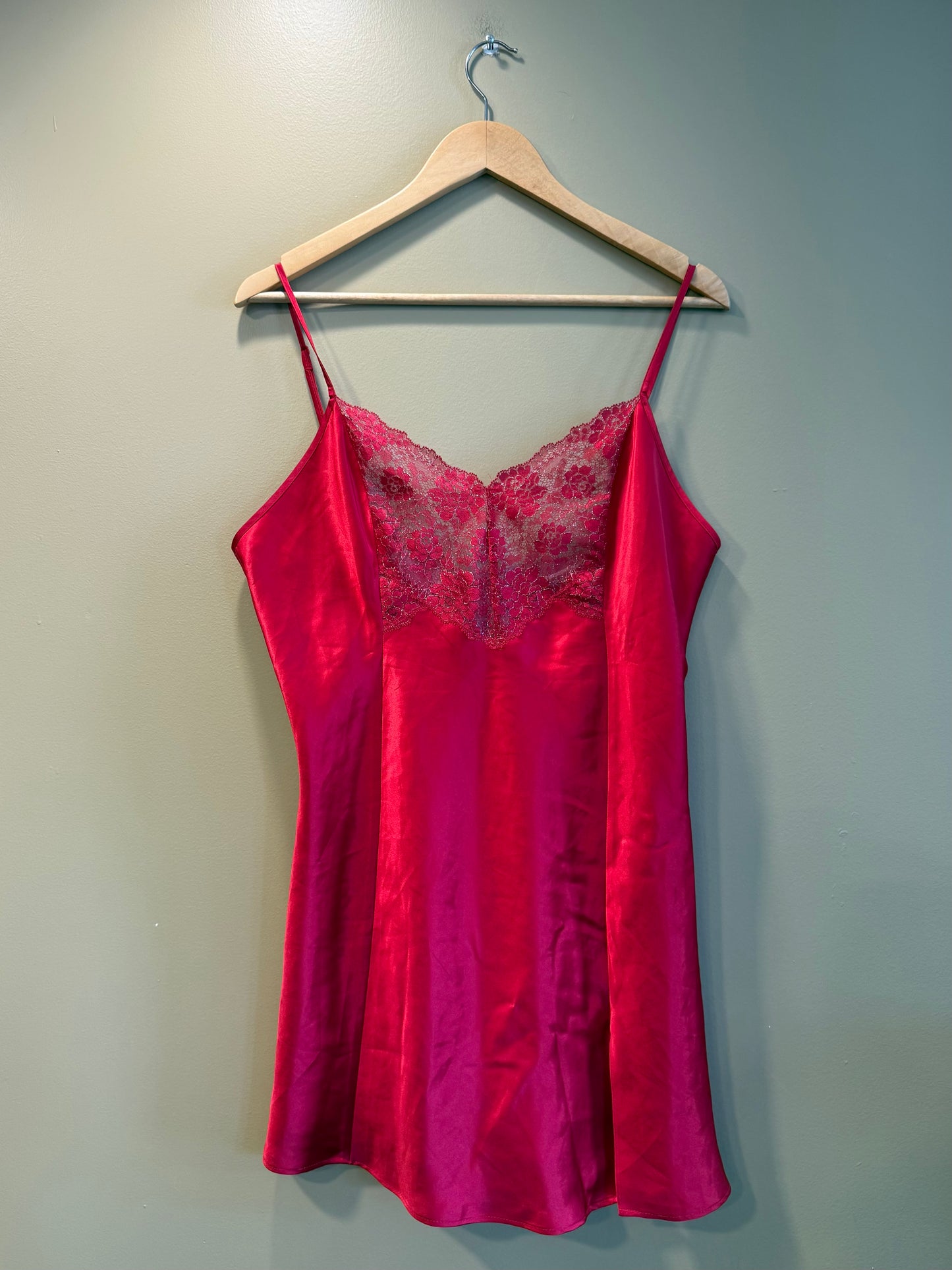 Vintage Victoria’s Secret Red Lingerie Dress- L