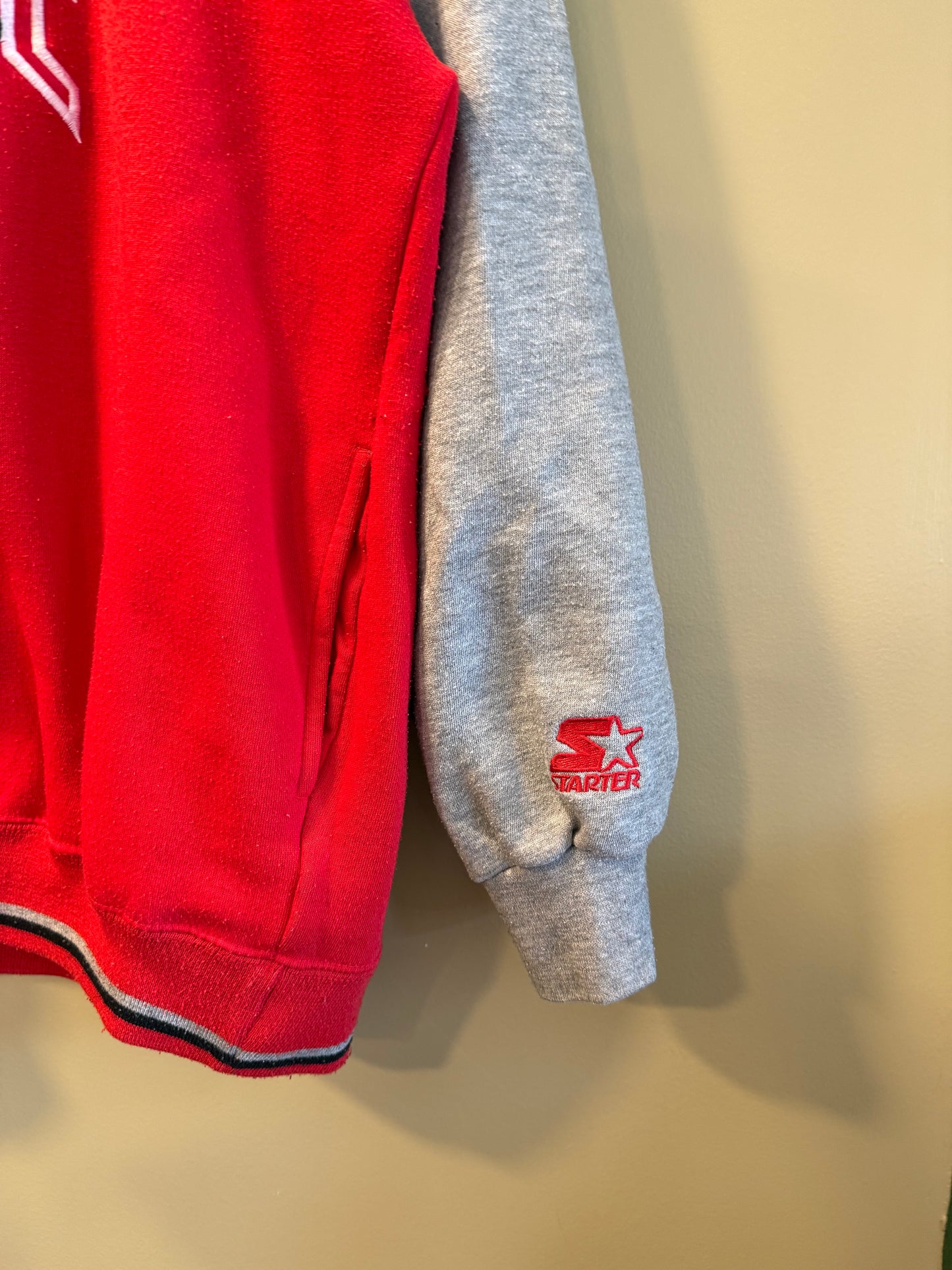 Vintage Ohio State Starter Red Hoodie Sweatshirt- L