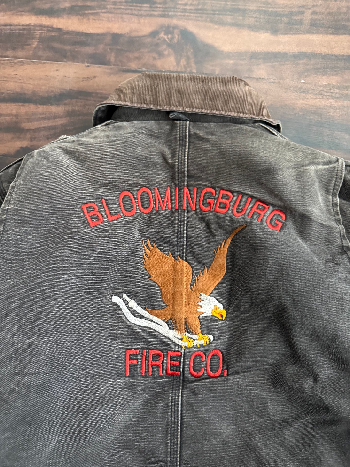 Vintage Carhartt Fire Department Black Jacket- L