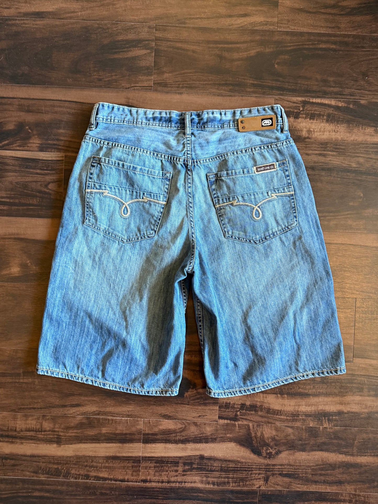 Vintage Y2K Ecko Unlimited Baggy Fit Denim Jean Shorts- 36