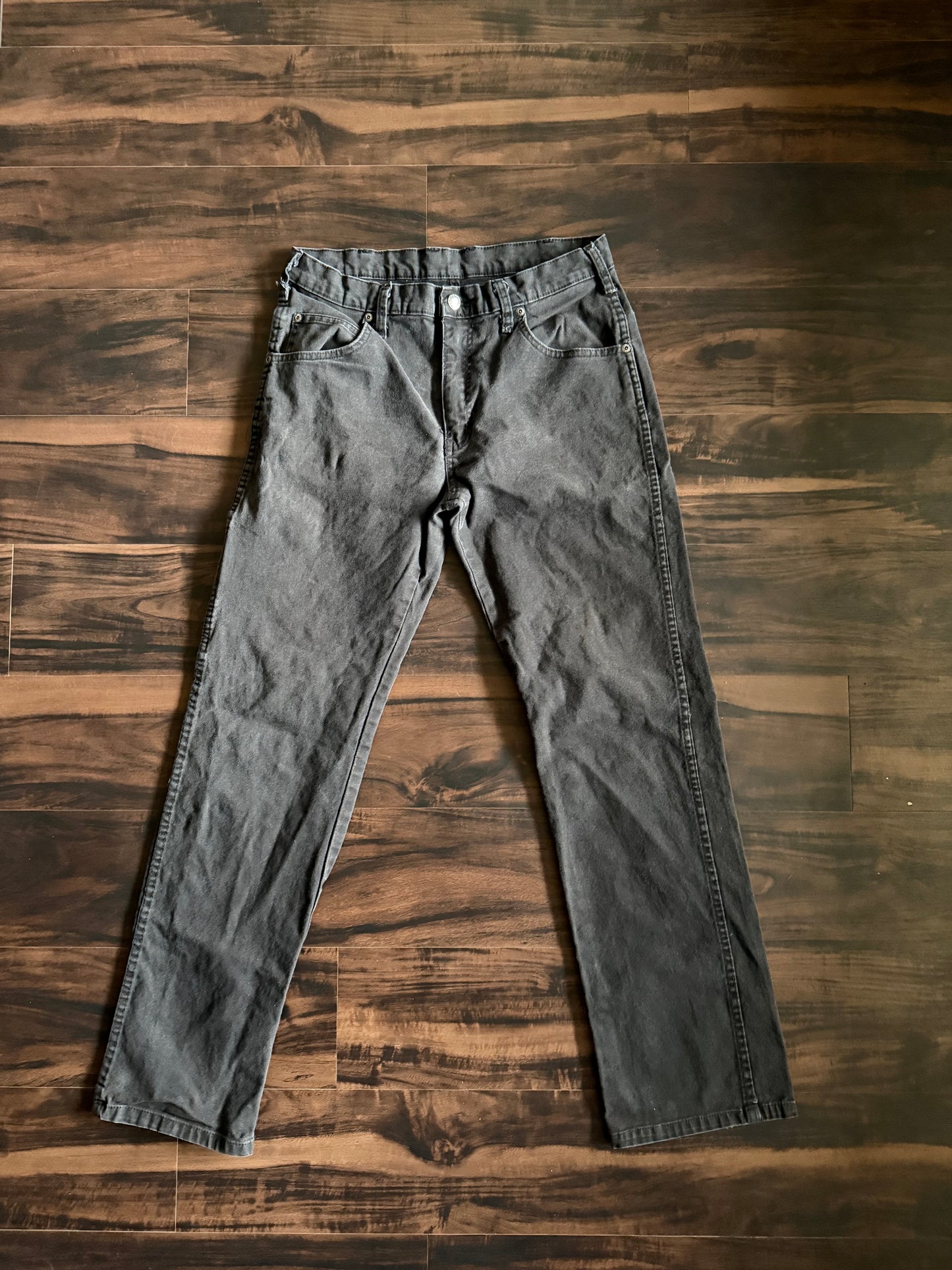 Vintage Dickies Black Cotton Canvas Workwear Pants- 30x32