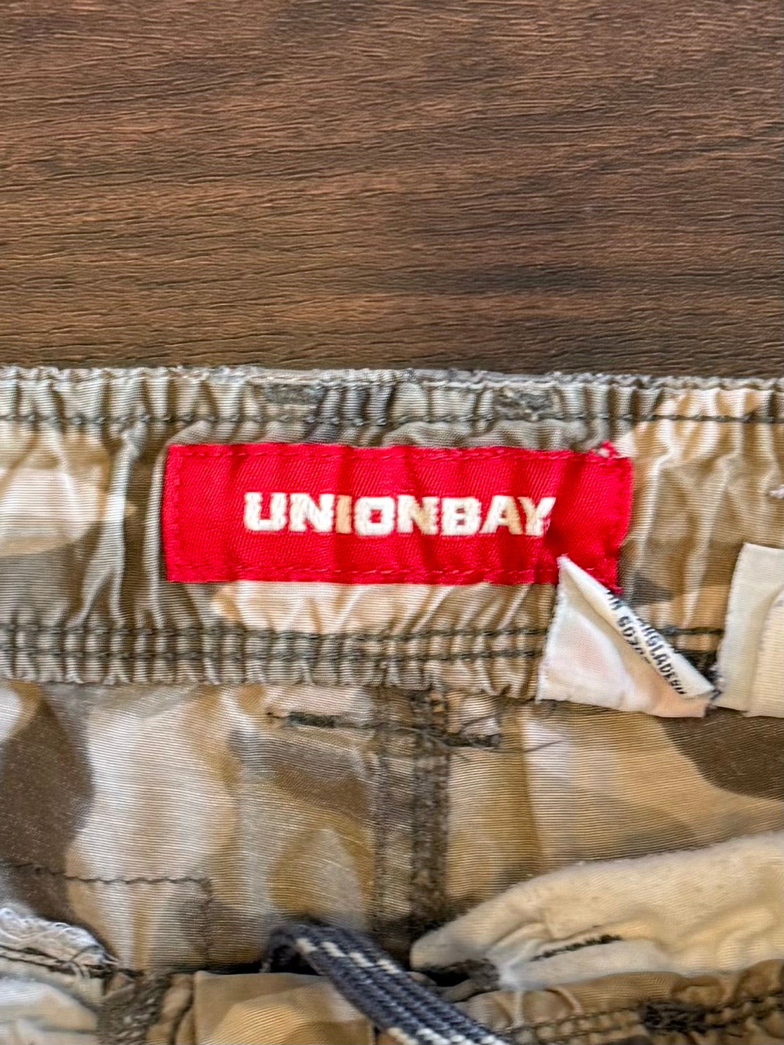 Vintage Union Bay Military Camouflage Cargo Shorts- 28