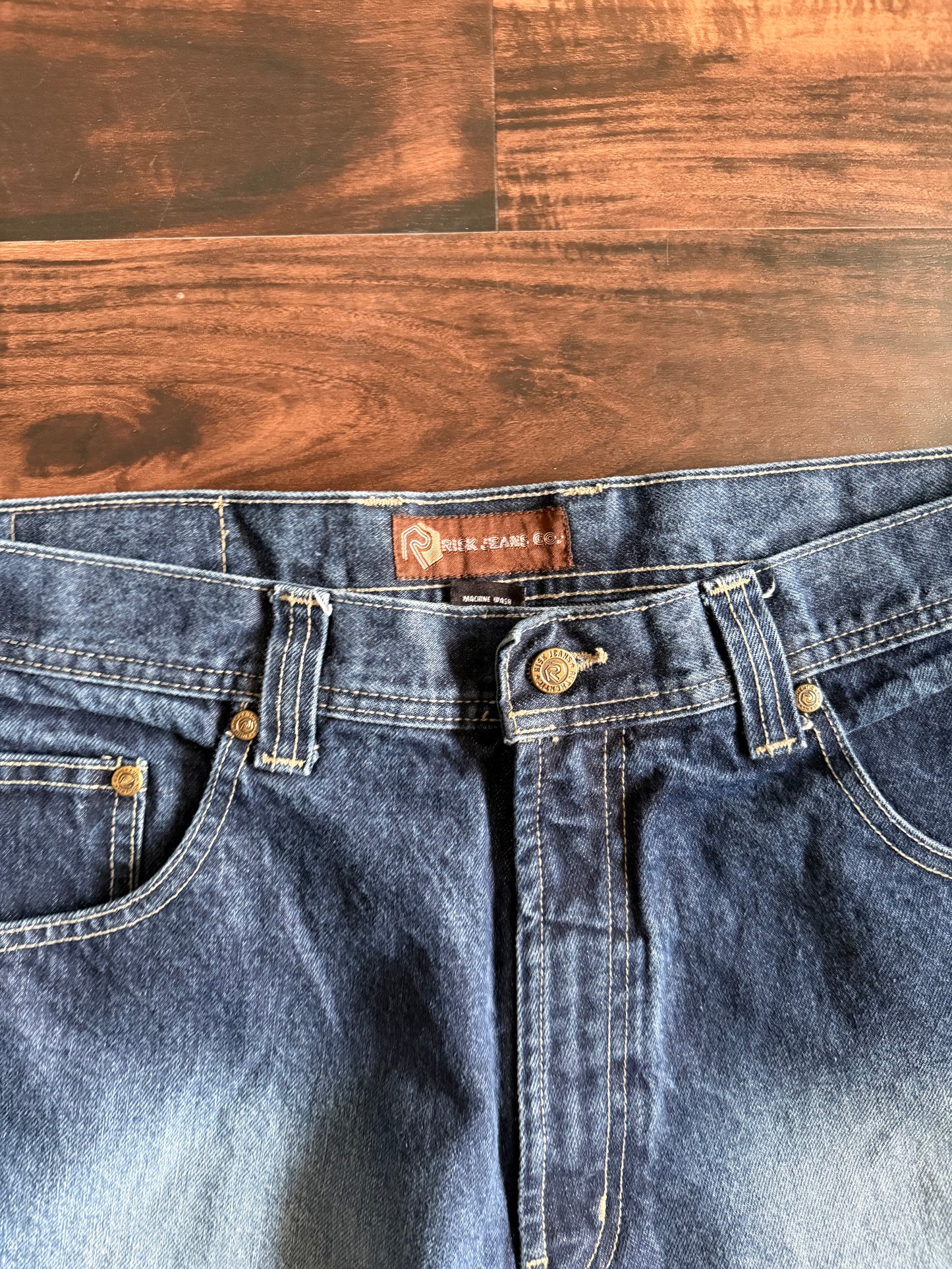 Vintage Y2K Risk Jeans Co. Dark Wash Denim Jean Shorts- 36