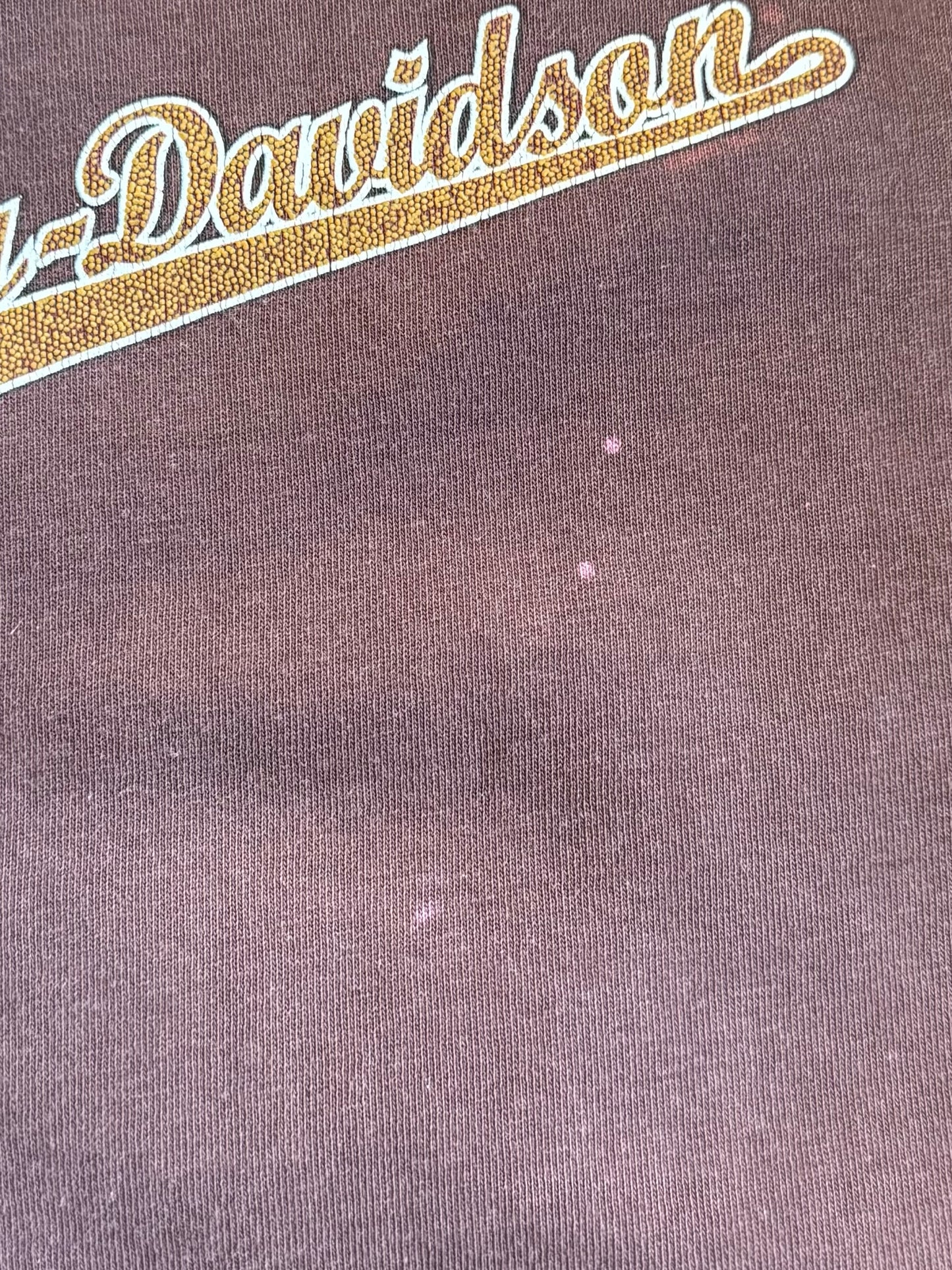 Vintage Harley Davidson Motorcycles Brown Crewneck Sweatshirt- S