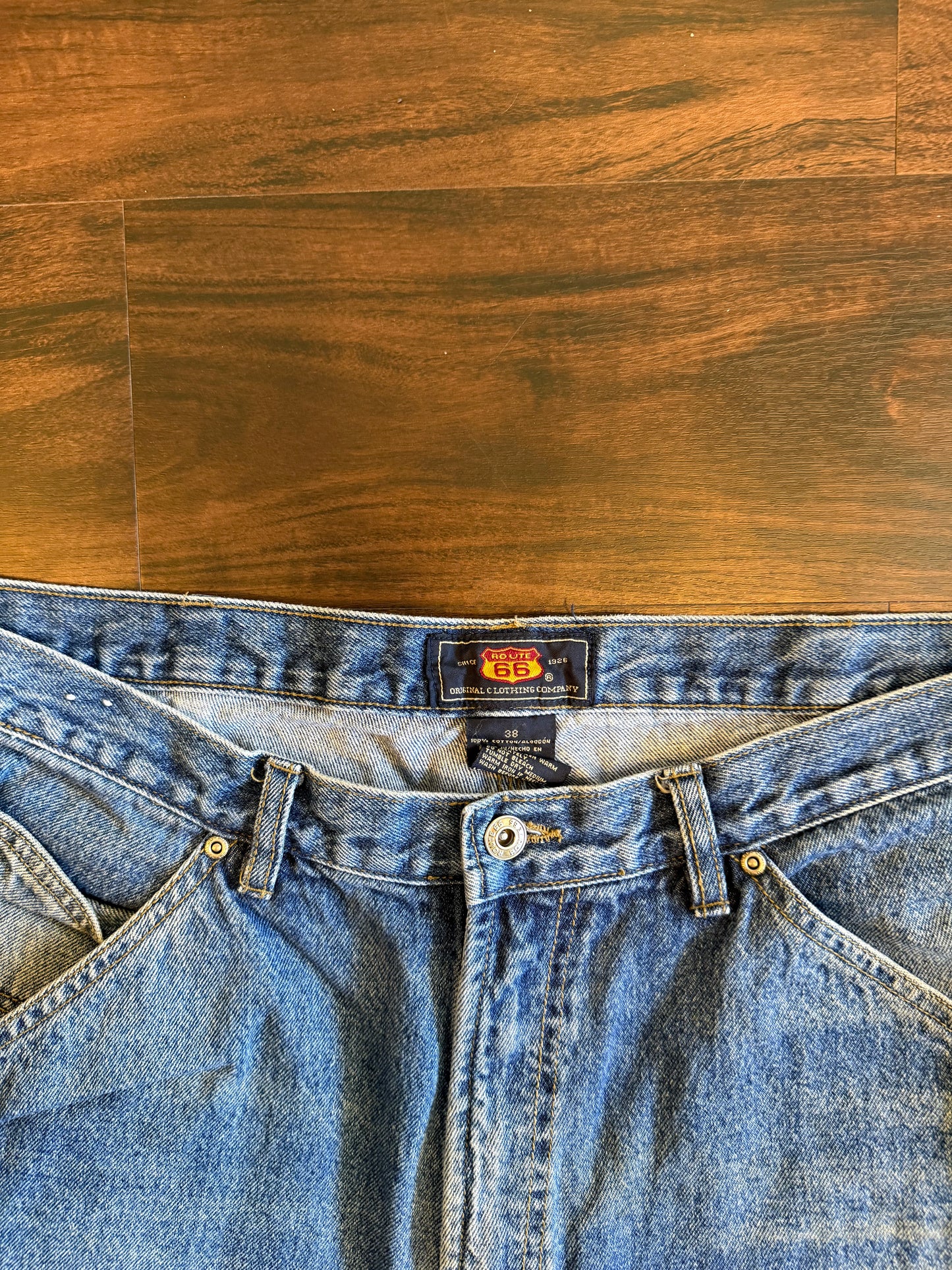 Vintage Route 66 Carpenter Denim Jean Shorts- 36
