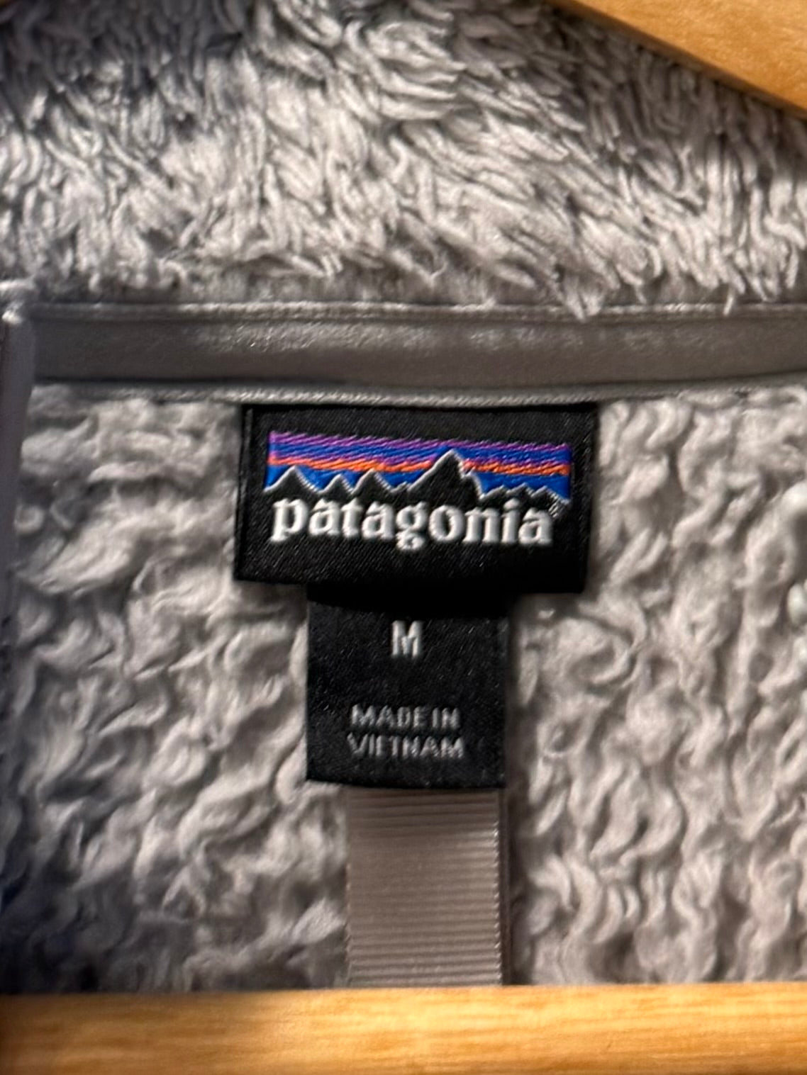 Vintage Patagonia Shag Gray Fleece Jacket- M
