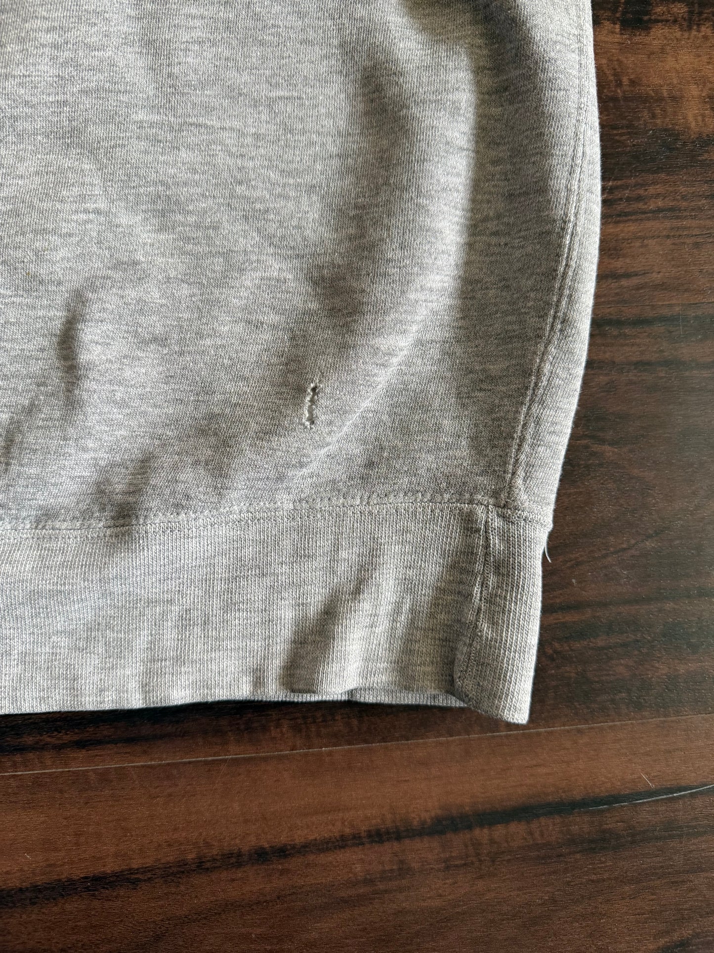 Vintage Cleveland Indians Gray Spellout Crewneck Sweatshirt- M