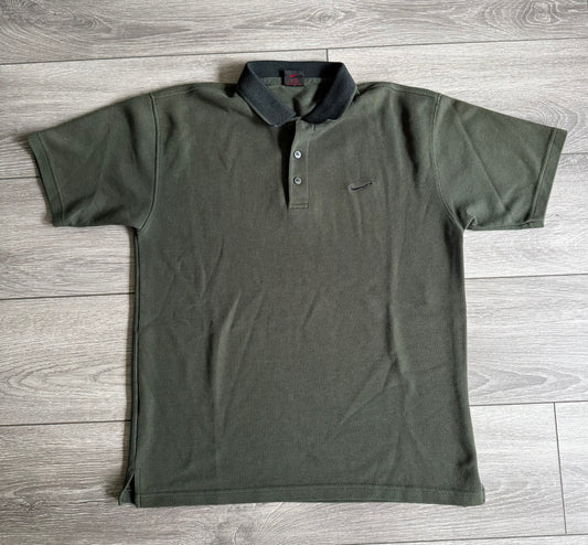 Vintage Nike Forrest Green Embroidered Polo Shirt- L