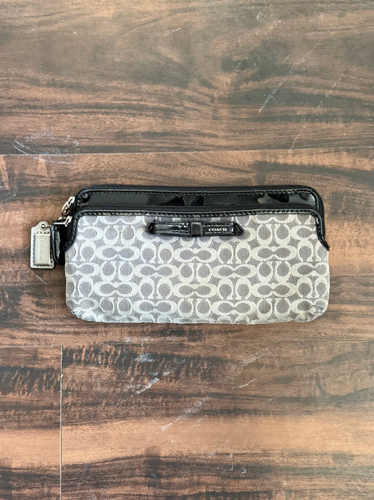 Vintage Y2K Coach Sparkly Canvas Monogram Wallet