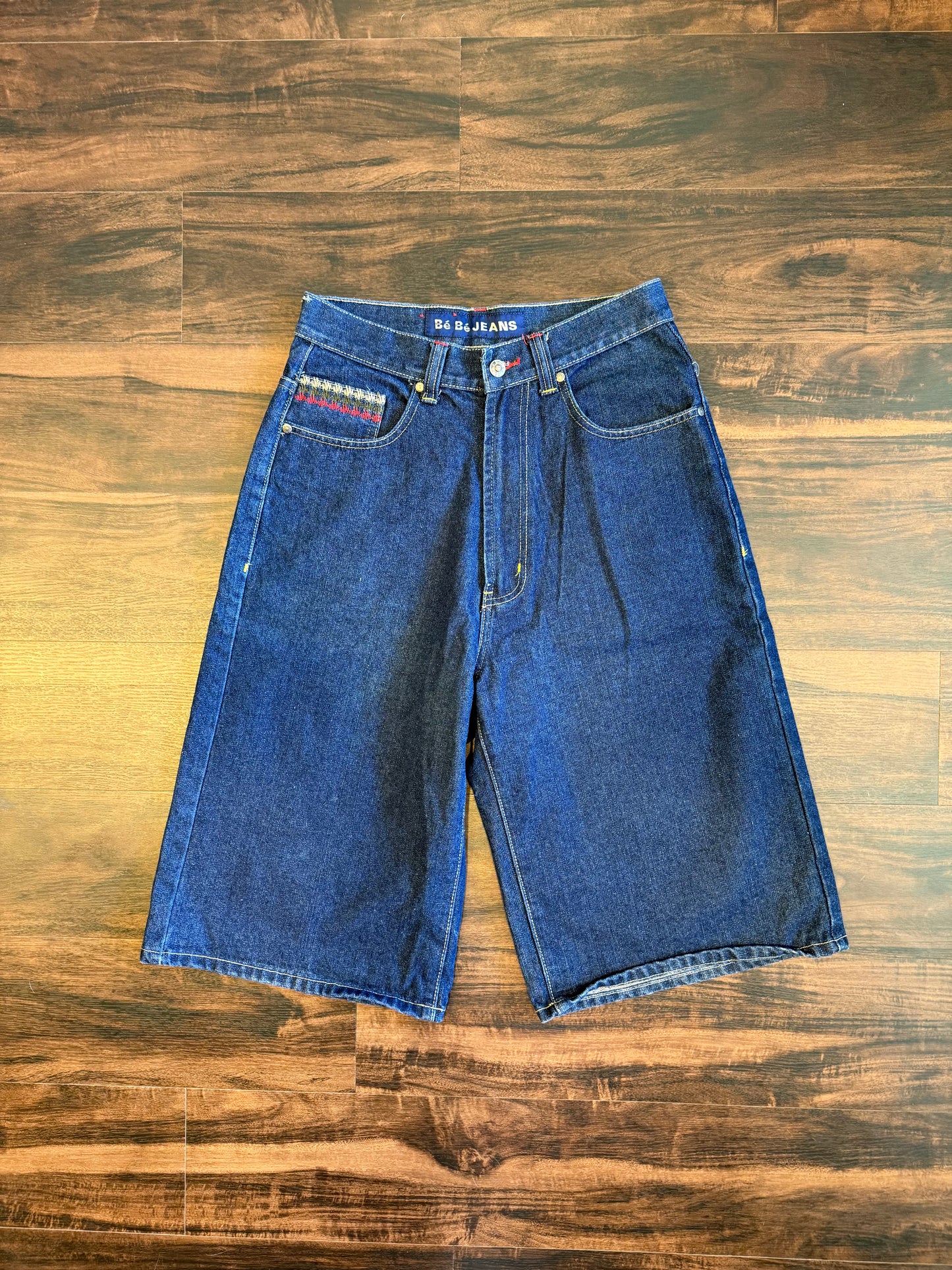 Vintage BeBe Jeans Dark Wash Denim Jean Shorts- 28