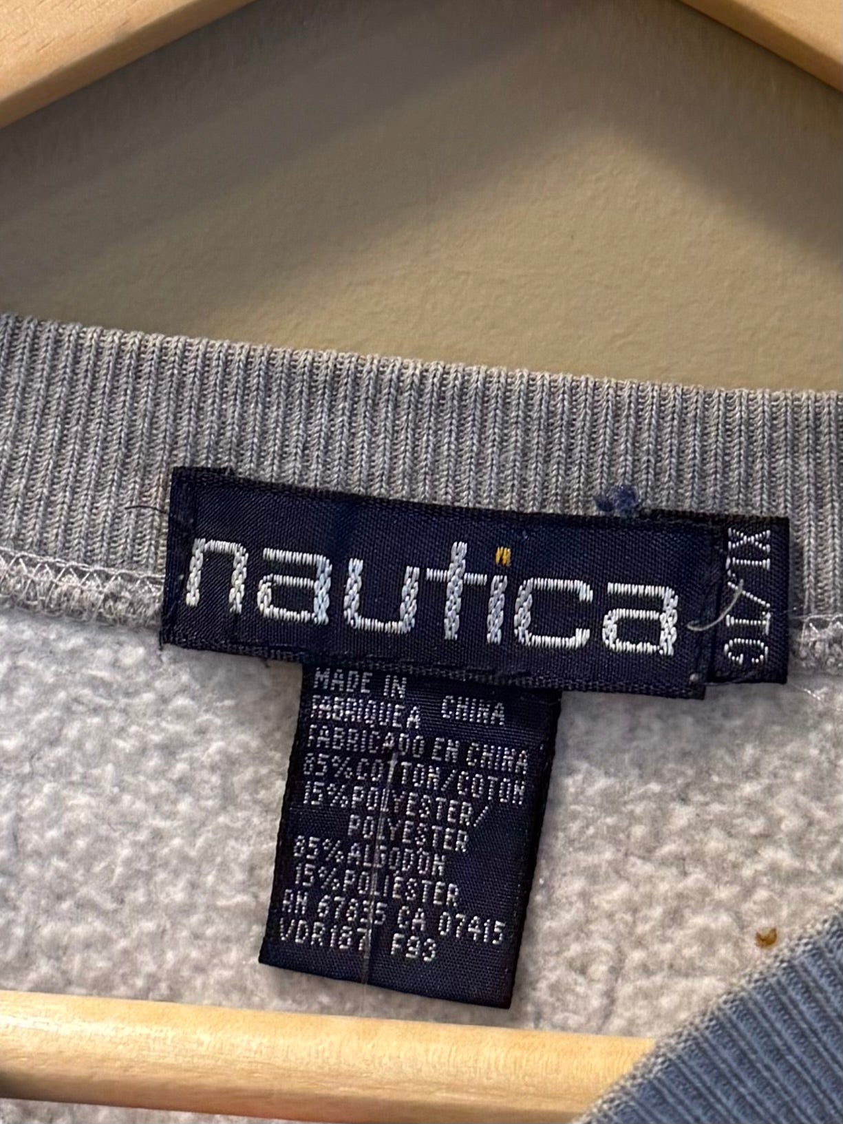 Vintage Nautica USA Crewneck Sweatshirt- XL