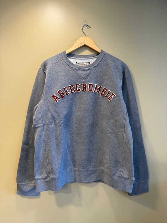 Vintage Abercrombie & Fitch Gray Crewneck Sweatshirt- M