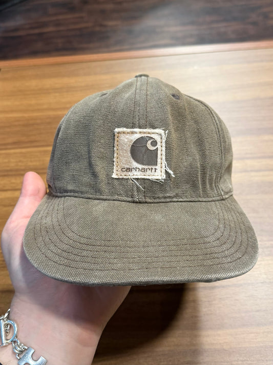 Vintage Carhartt Brown Made In USA Hat