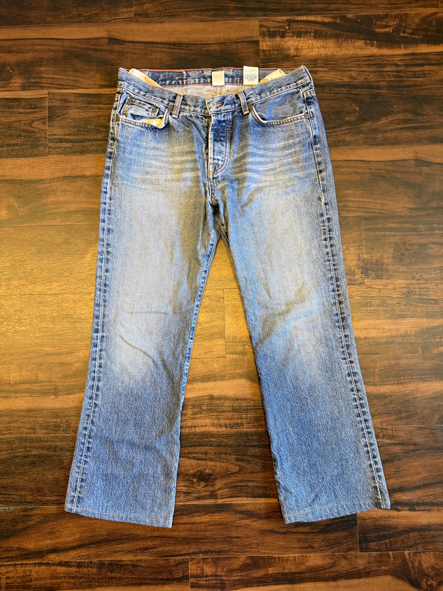 Vintage Lucky Brand Light Wash Boot Cut Jeans- 34x30