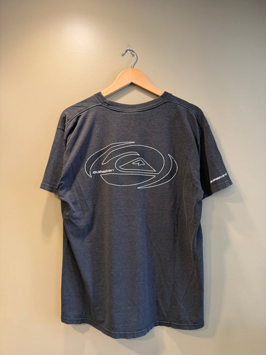 Vintage Quiksilver Surfwear Dark Gray T-Shirt- L