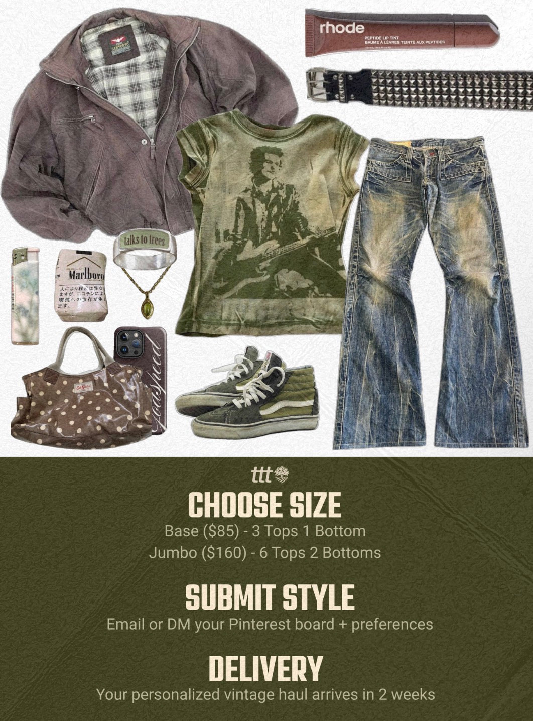 TTT Personalized Vintage Outfit Mystery Box