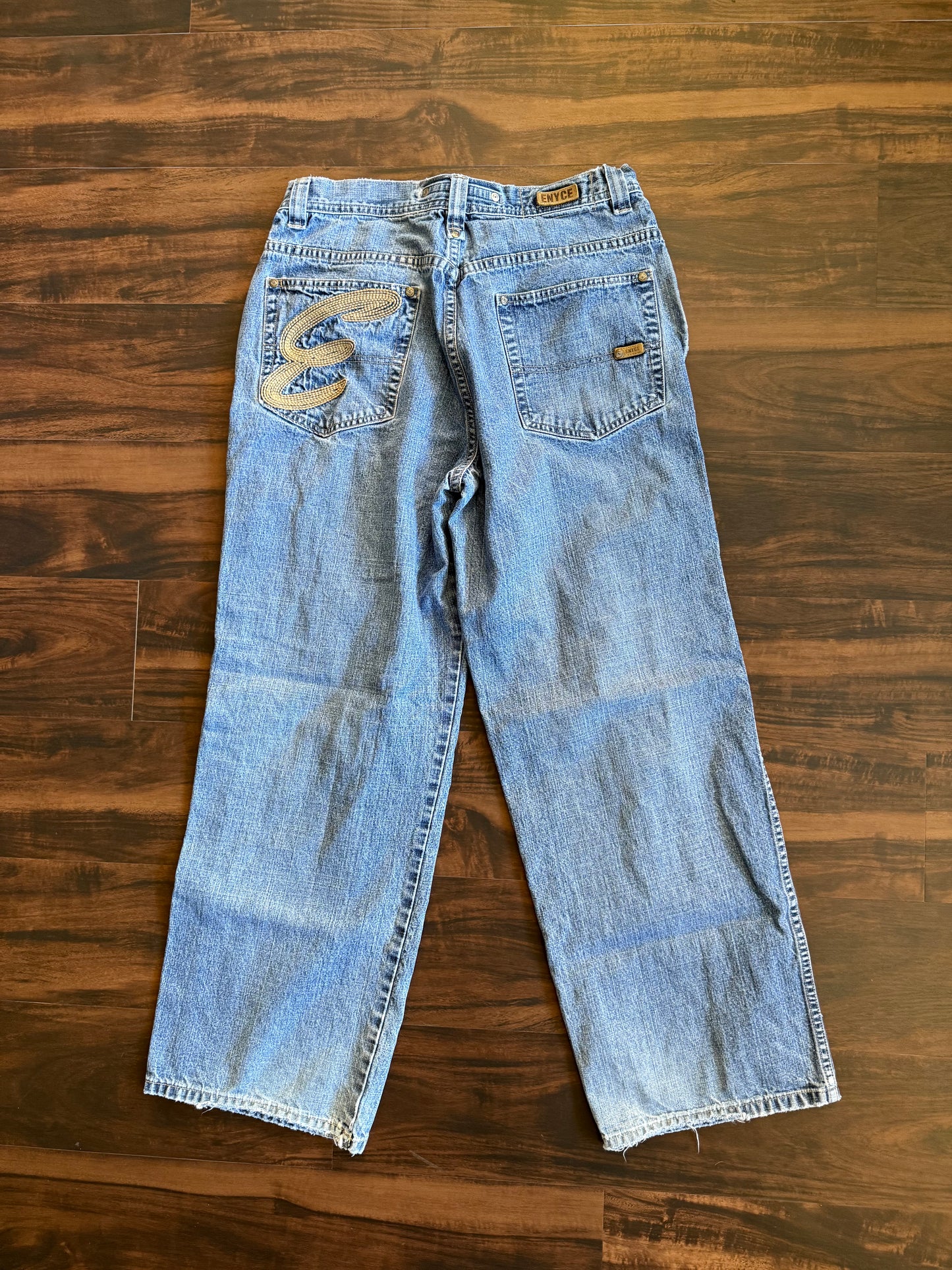 Vintage ENYCE Light Wash Streetwear Denim Jeans- 30x28