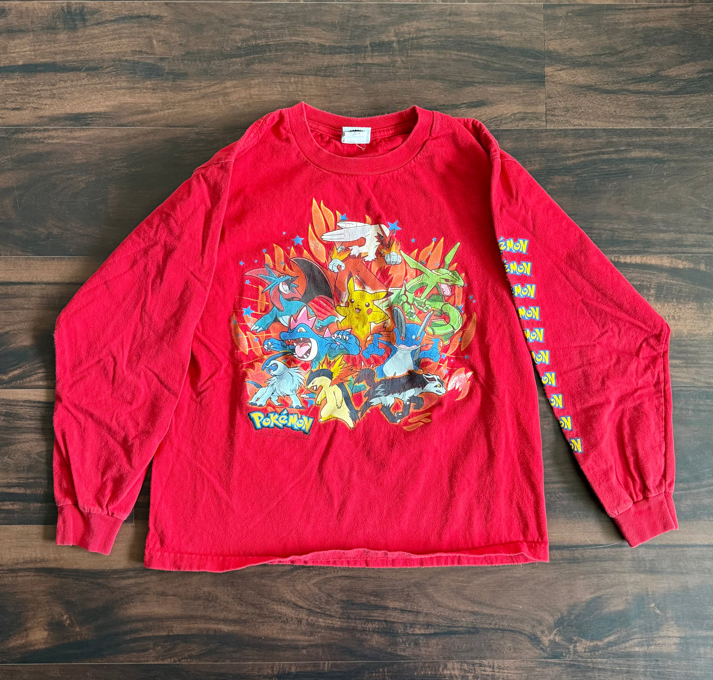 Vintage Pokémon Red Long Sleeve T-Shirt- XS