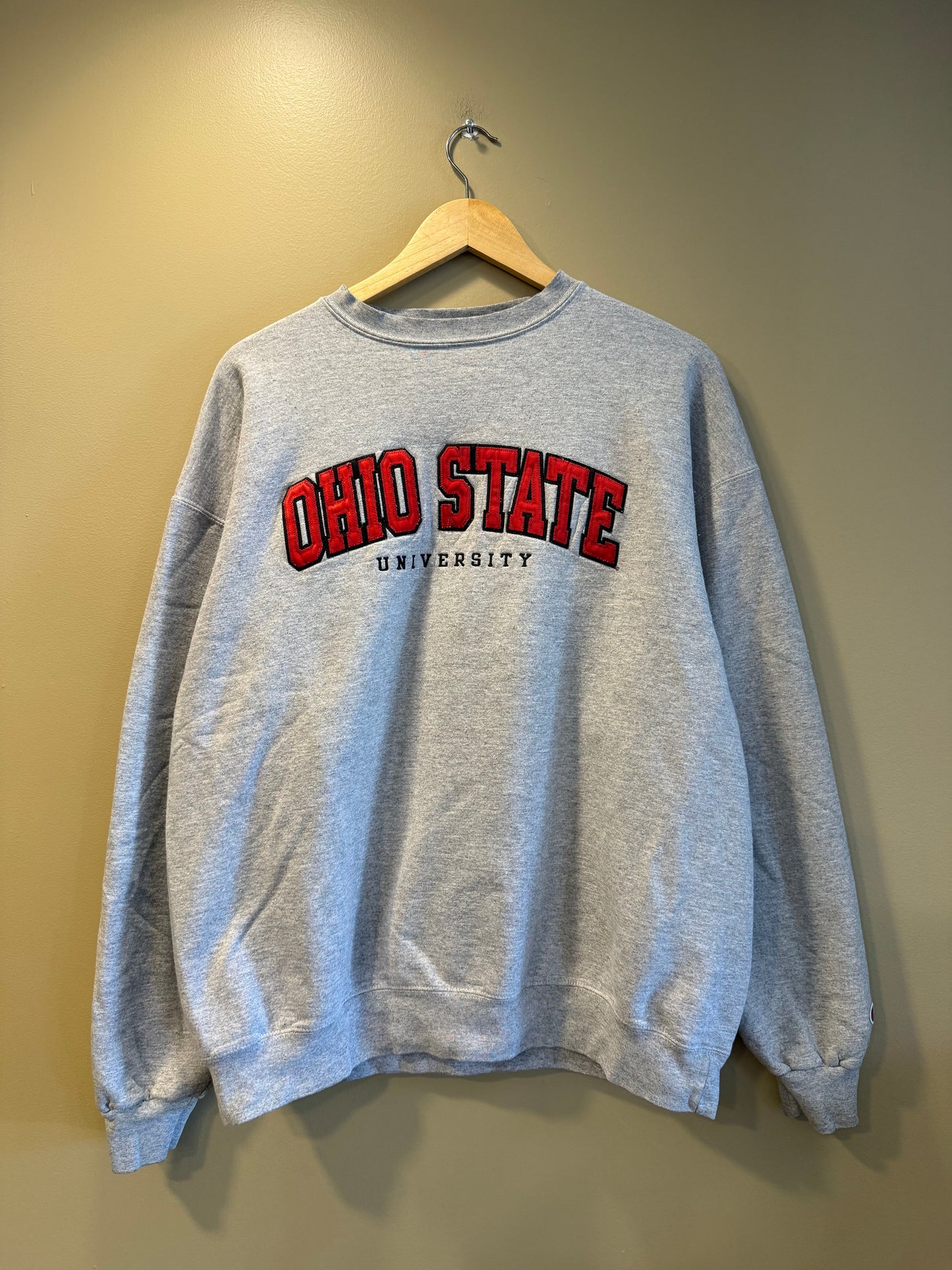 Vintage Champion Ohio State University Gray Crewneck Sweatshirt- XL