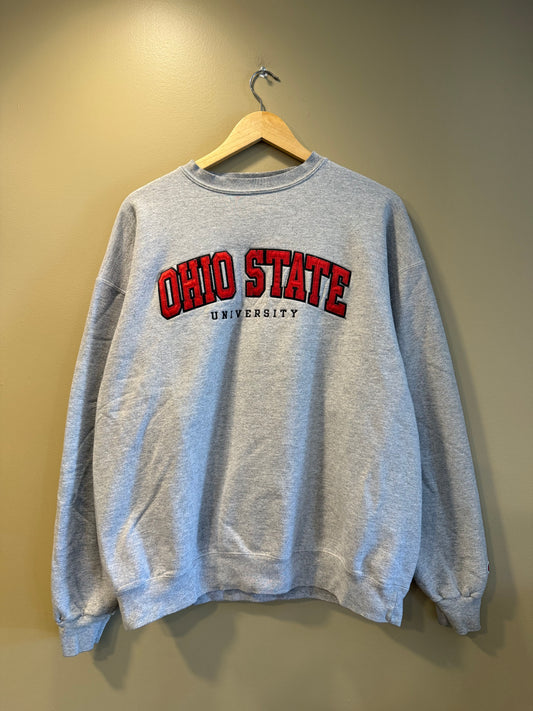 Vintage Champion Ohio State University Gray Crewneck Sweatshirt- XL