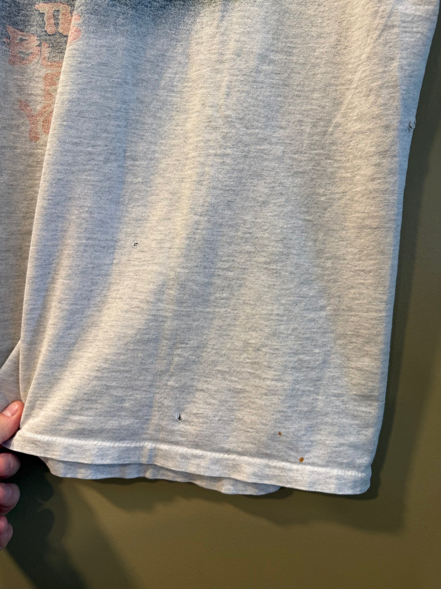 Vintage Budweiser Frogs Faded Gray T-Shirt- XXL
