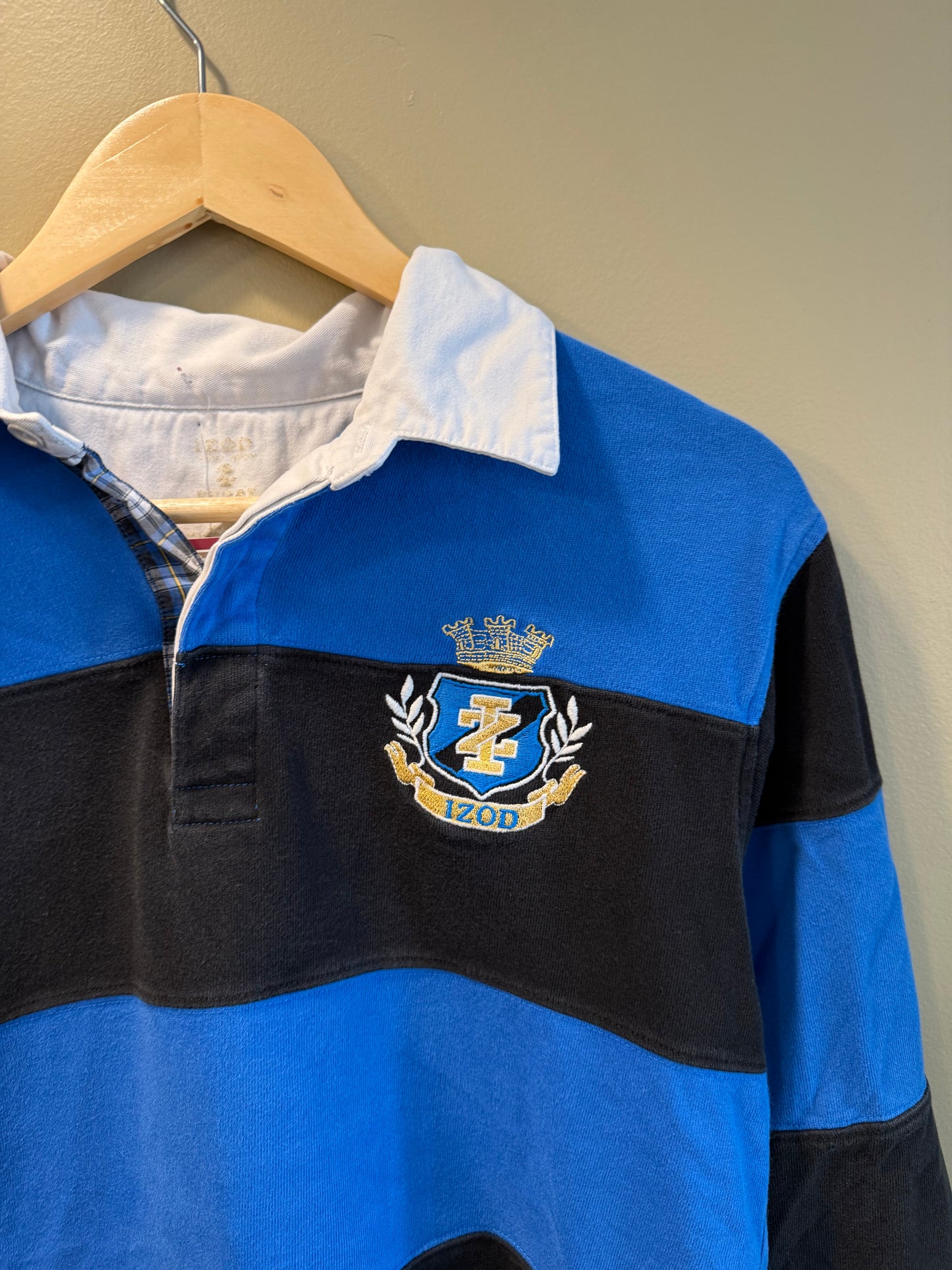 Vintage Izod Striped Rugby Shirt- S