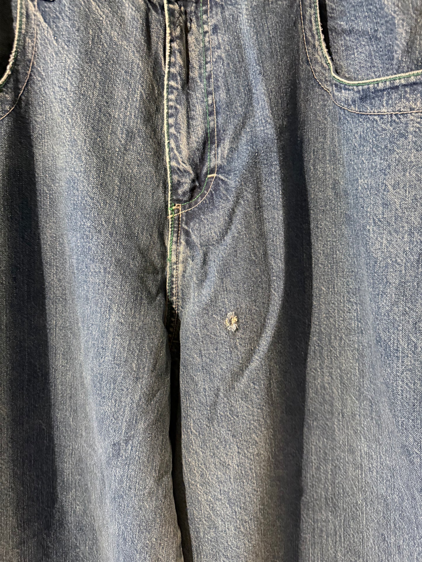 Vintage Kikwear Baggy Skate Streetwear Denim Jeans- 37x32