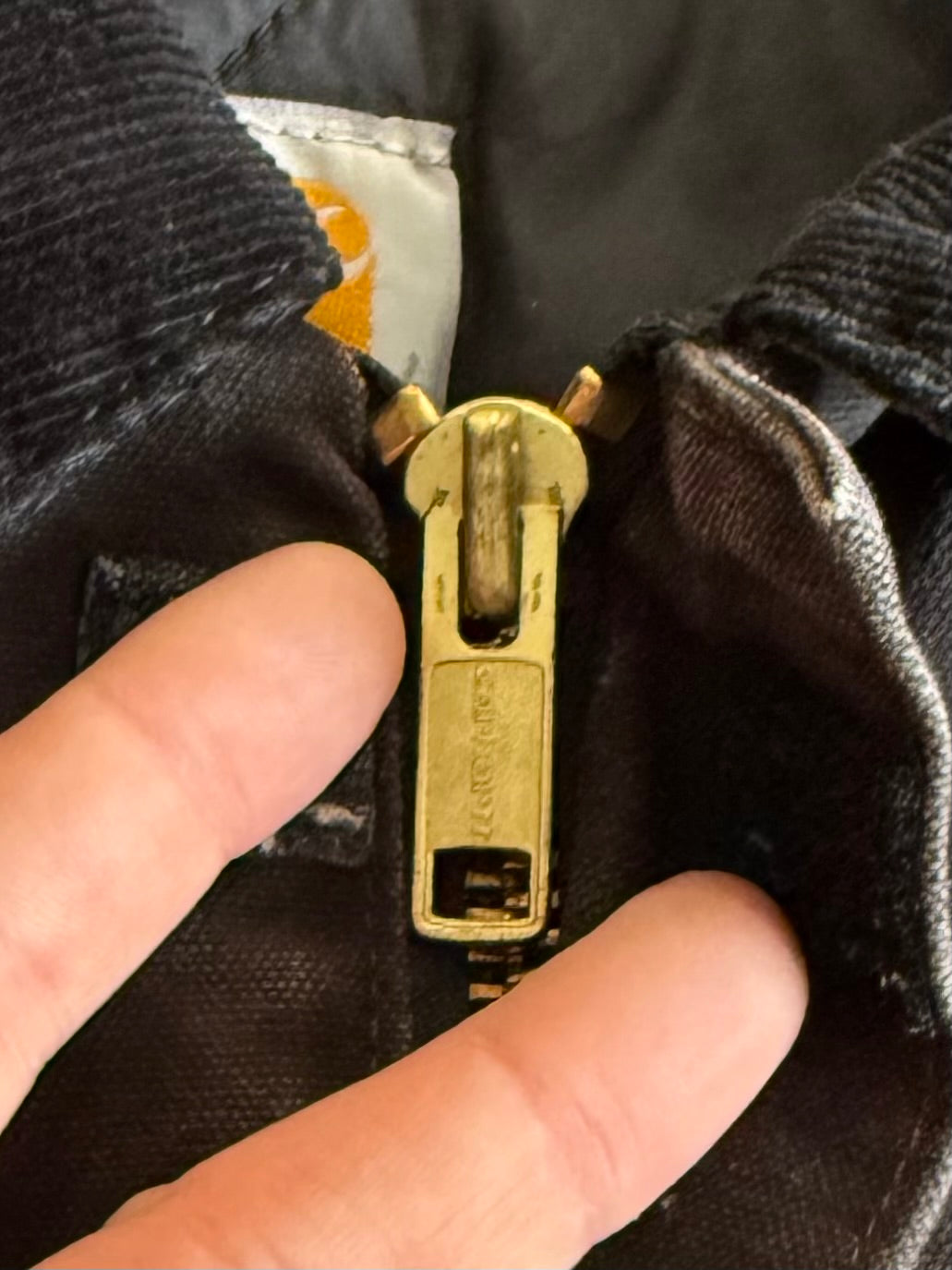 Vintage Carhartt Big Pocket Black Chore Coat Jacket- XL