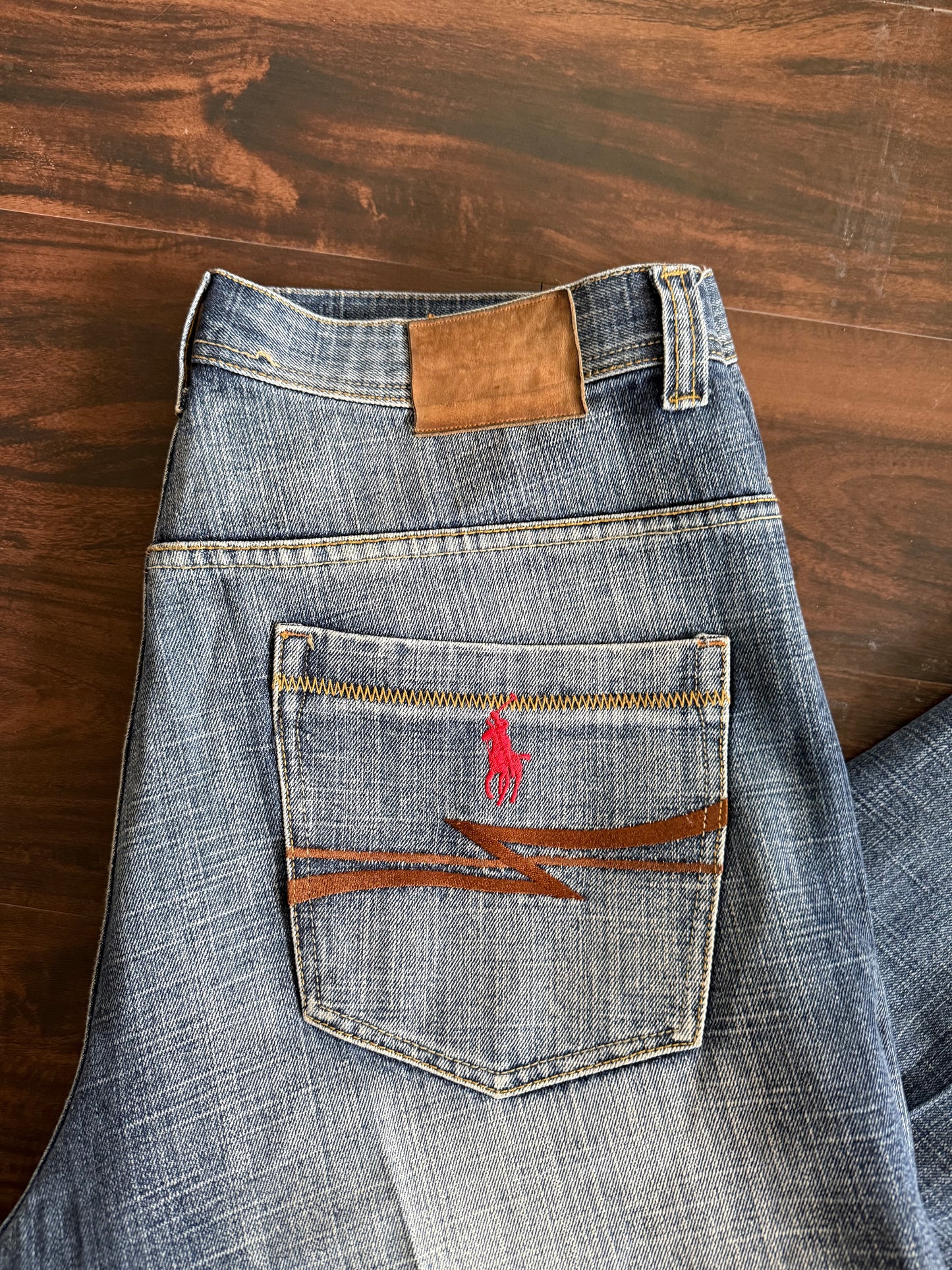 Vintage Boot Polo Ralph Lauren Jeans Co USA Denim Jeans- 38x32