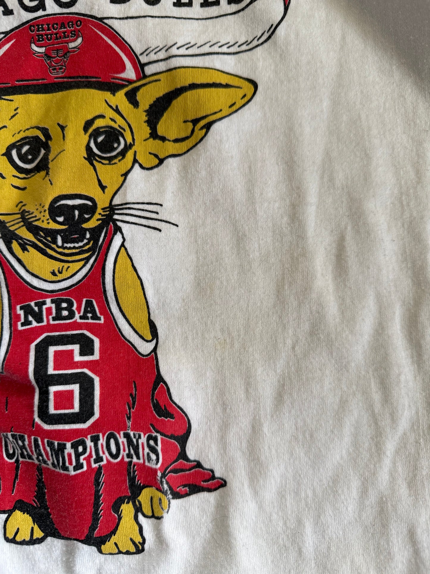 Vintage Yo Quiero Los Chicago Bulls NBA Champions T-Shirt- L