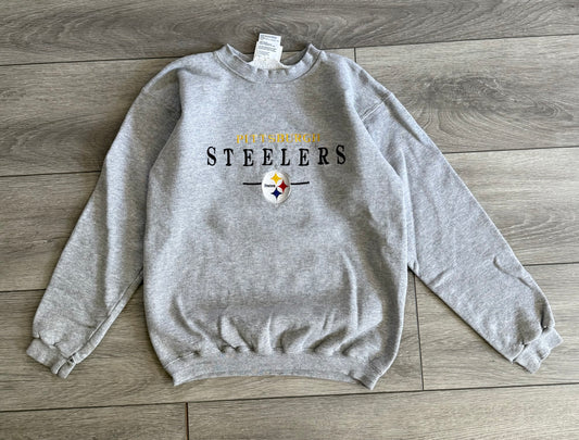 Vintage Pittsburgh Steelers NFL Football Crewneck Sweatshirt- S
