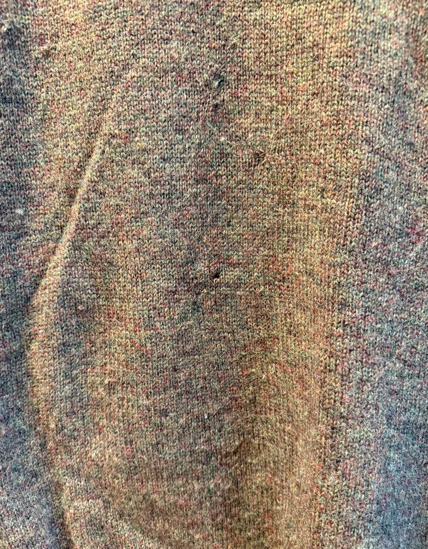 Vintage Mossy Green Wool Sweater- L