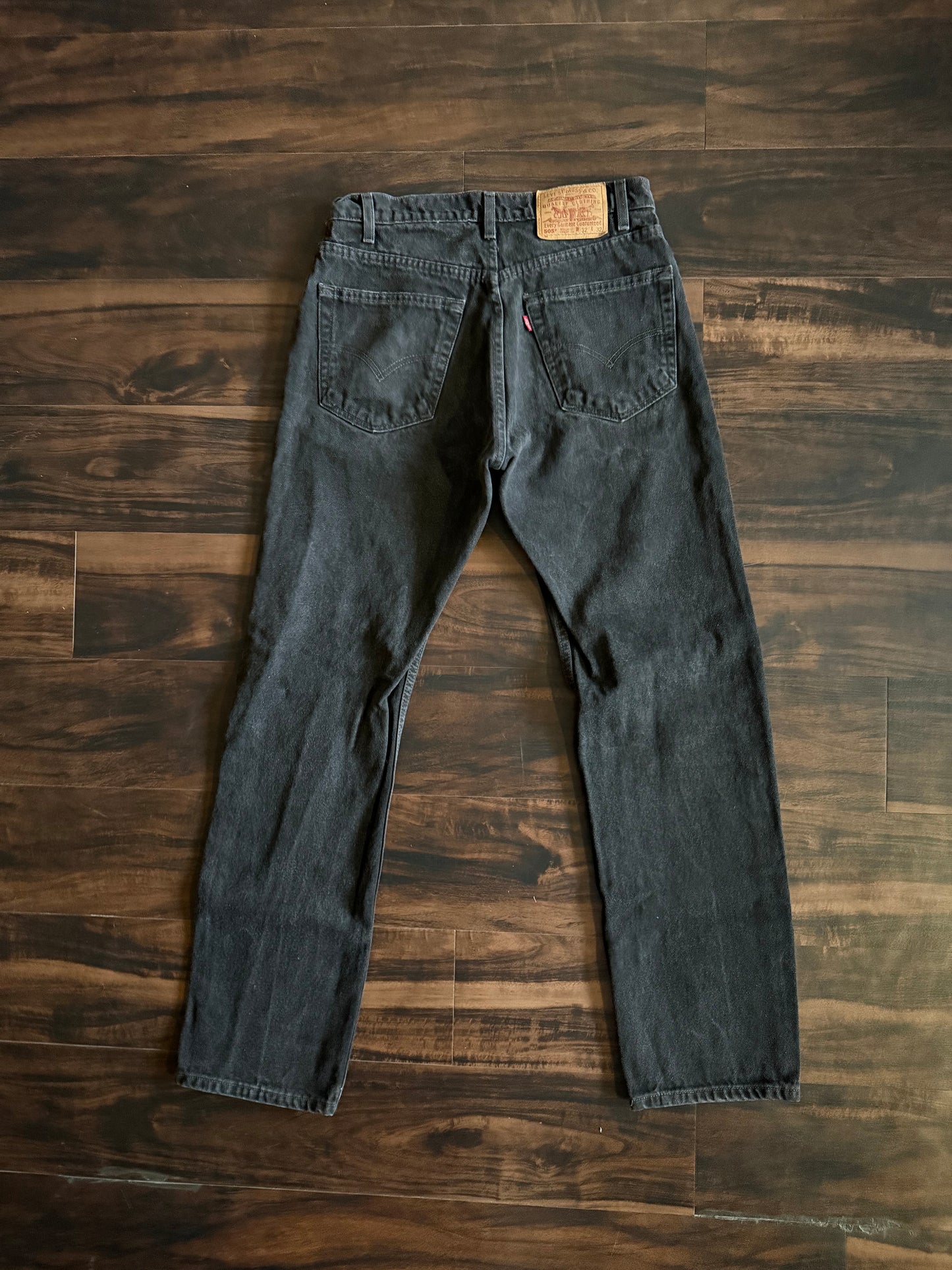 Vintage Levi’s 505 Black Denim Jeans- 30x33