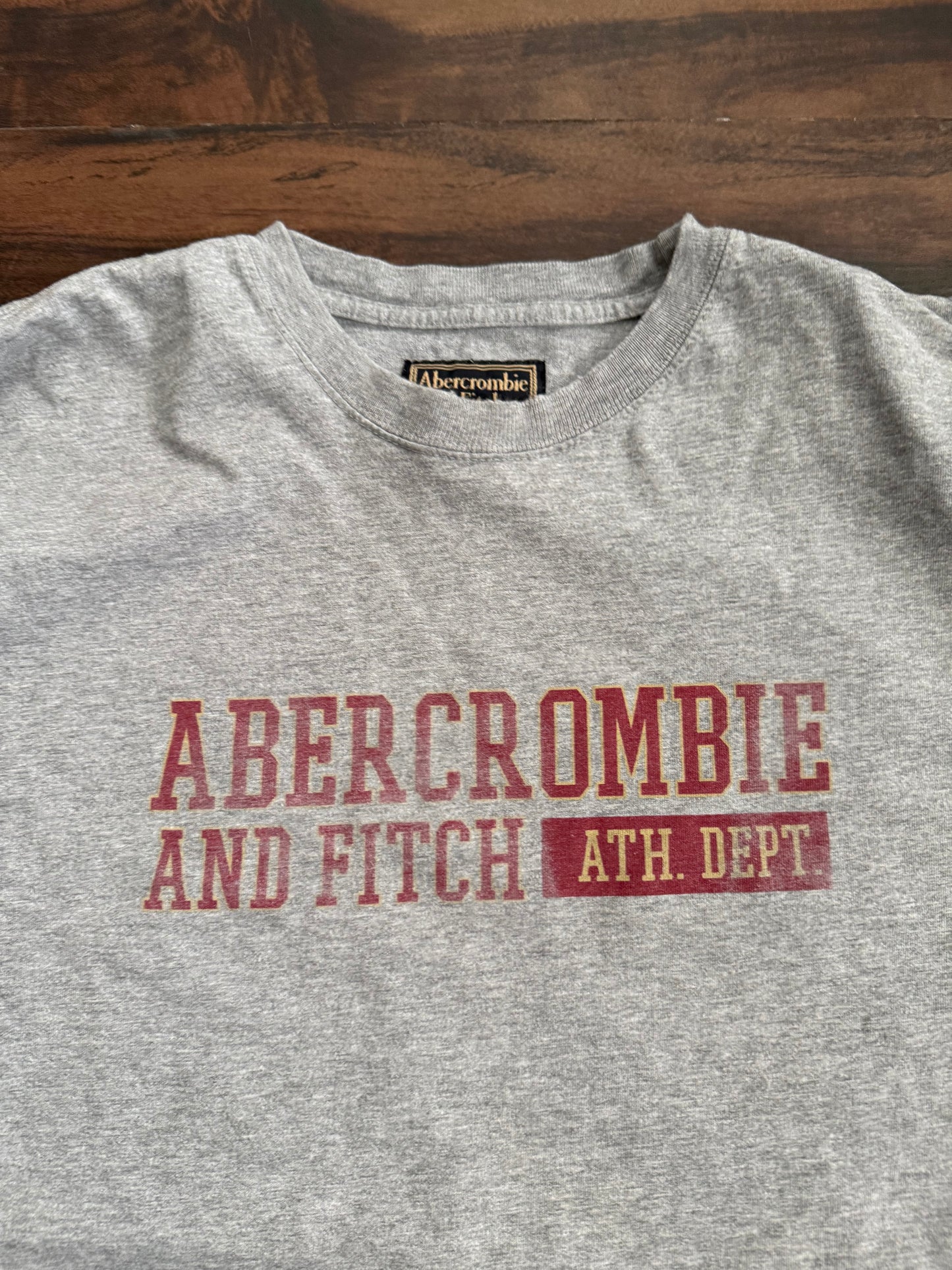 Vintage Abercrombie & Fitch Athletic Department Longsleeve T-Shirt- XL