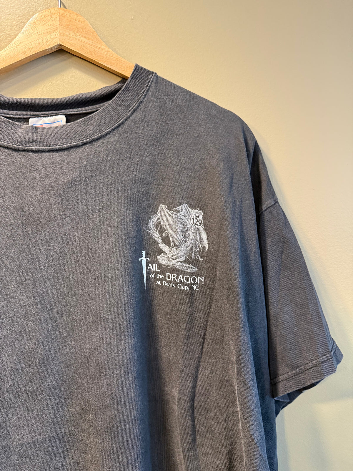 Vintage Tail Of The Dragon At Deals Gap T-Shirt- XL