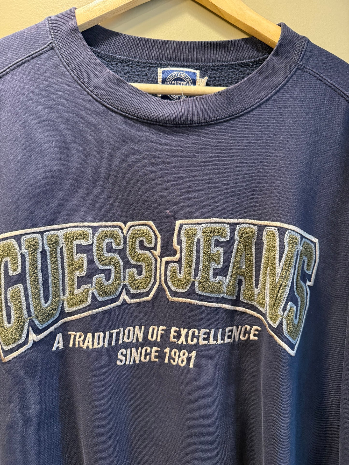 Vintage Guess Jeans Crewneck Sweatshirt- XL