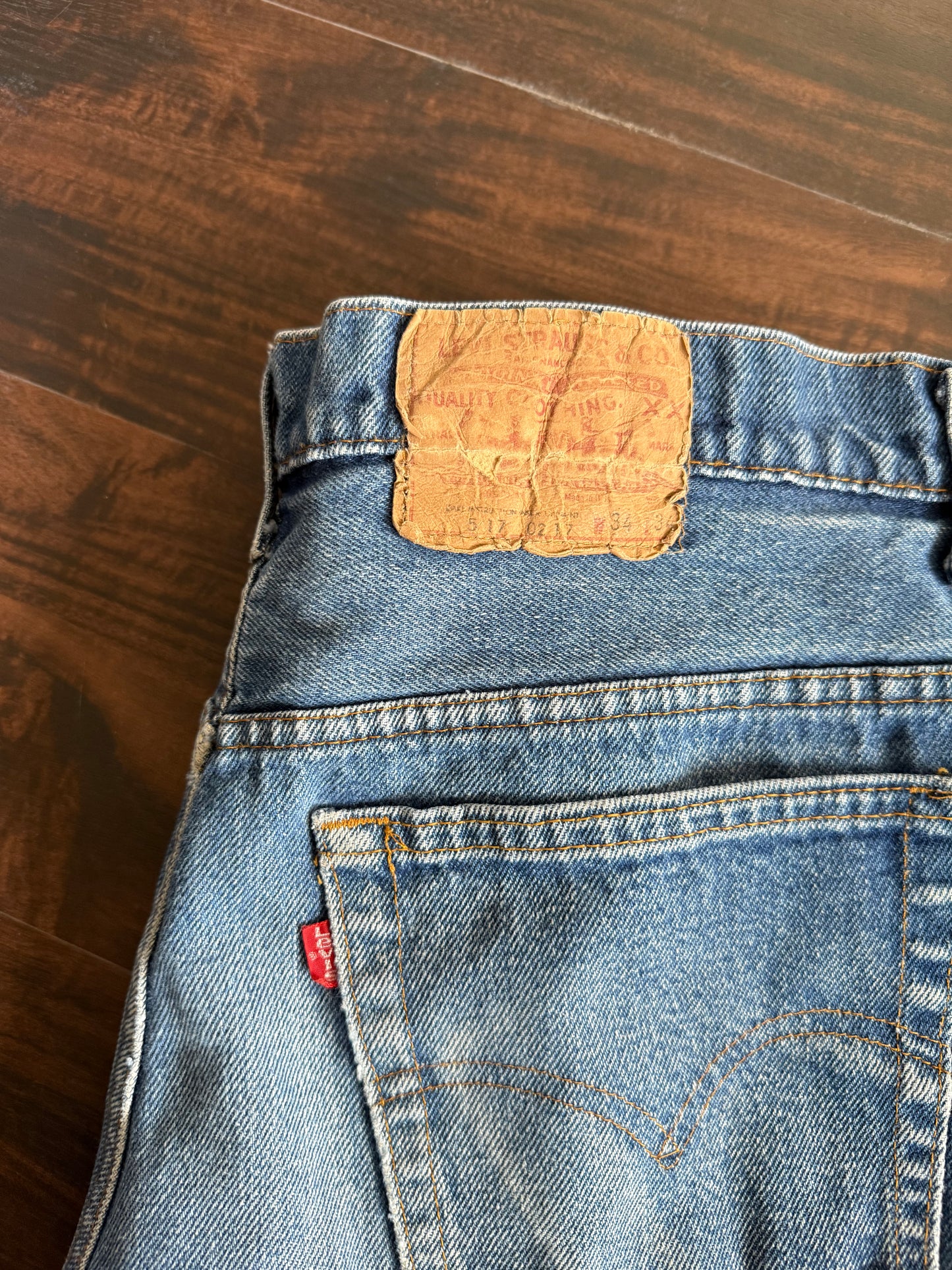 Vintage Levi’s 517 Made In USA Denim Jeans- 32x32