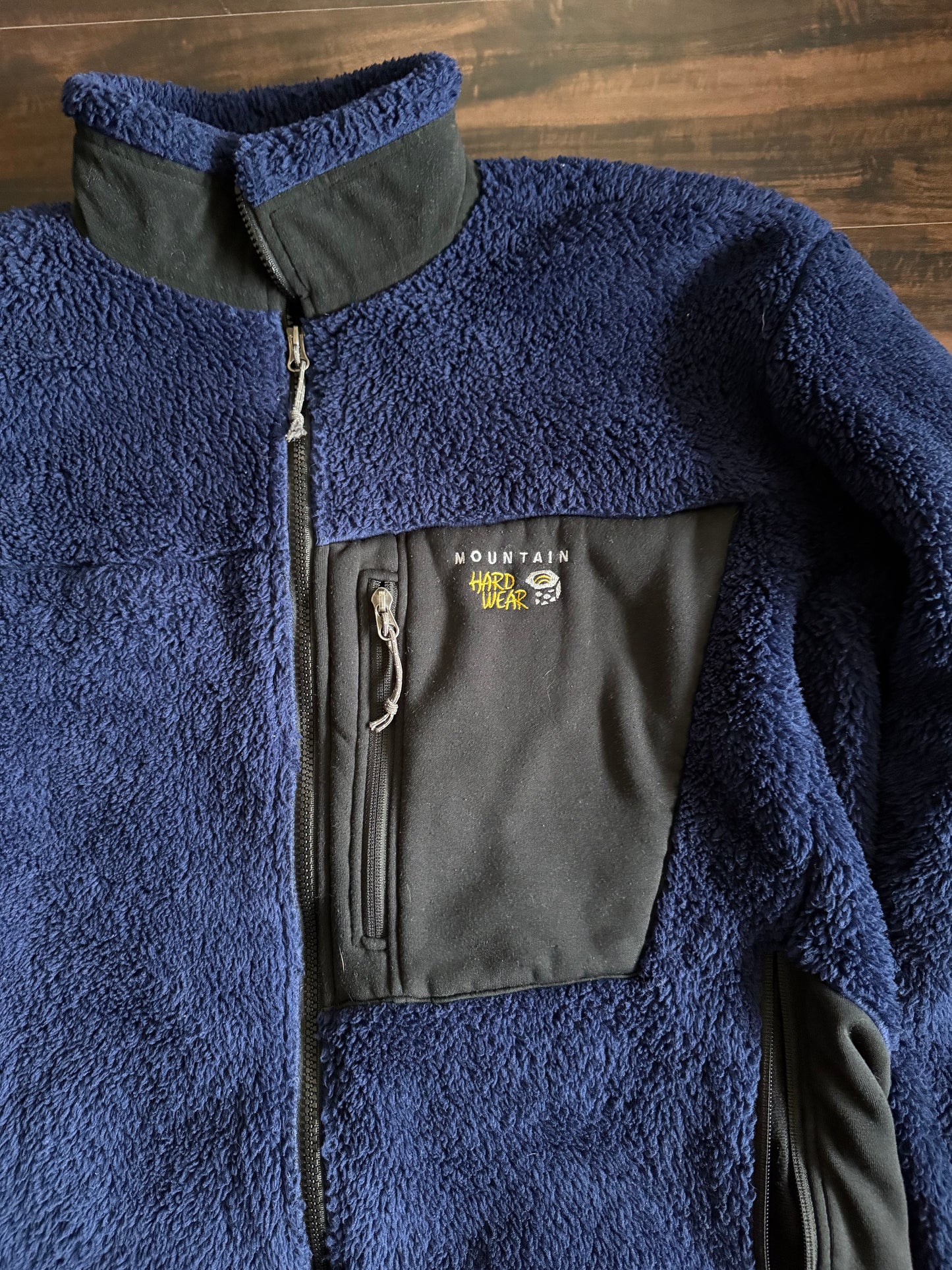 Vintage Mountain Hardwear Blue Fleece Jacket- XL